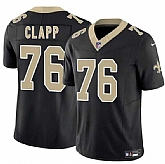 Men & Women & Youth New Orleans Saints #76 Will Clapp Black 2025 F.U.S.E. Vapor Limited Stitched Jersey,baseball caps,new era cap wholesale,wholesale hats